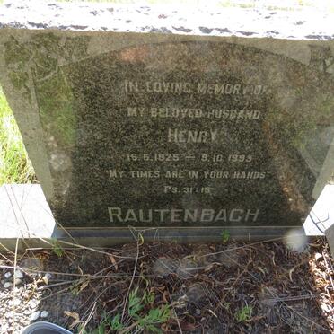 RAUTENBACH Henry 1925-1999