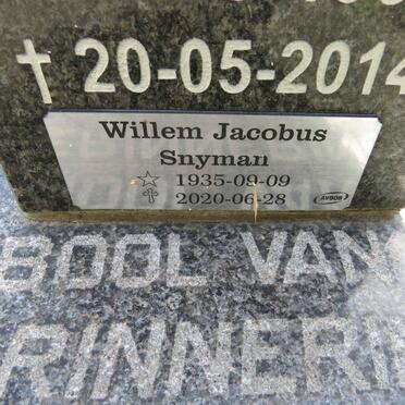 SNYMAN Willem Jacobus 1935-2020 :: SNYMAN Wilna 1957-2014 :: SNYMAN Magda 1959-1962 _2