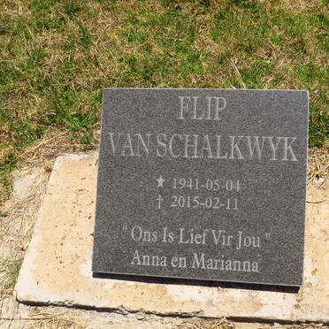 SCHALKWYK Flip, van 1941-2015