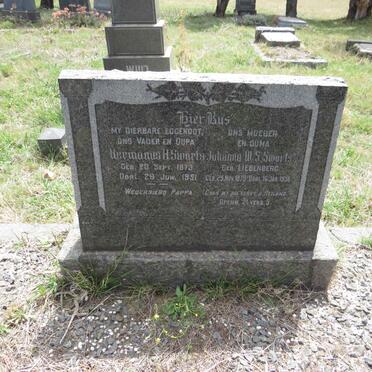 SWARTS Hermanus H. 1873-1951 & Johanna W.S. LIEBENBERG 1879-1958