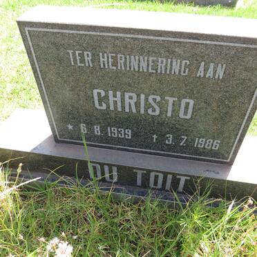 TOIT Christo, du 1939-1986