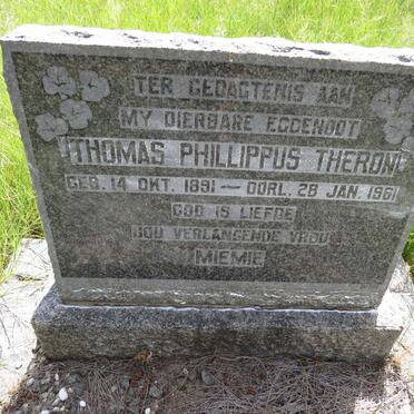 THERON Thomas Phillippus 1891-1961