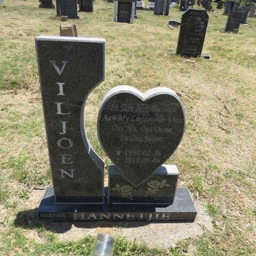 VILJOEN Hannetjie 1950-2018