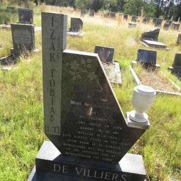 VILLIERS Izak Tobias, de 1911-1984