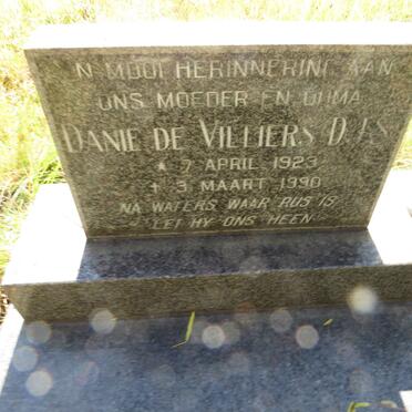 VILLIERS Danie, de 1929-1990