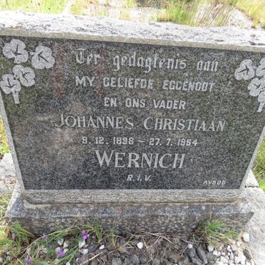 WERNICH Johannes Christiaan 1898-1954