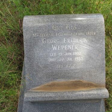 WEPENER Georg Frederik 1907-1953