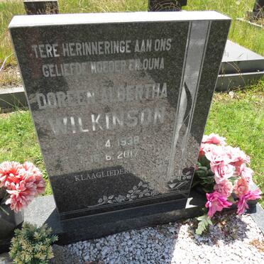 WILKINSON Doreen Albertha 1938-2017