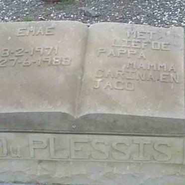 PLESSIS Emae, du 1971-1988