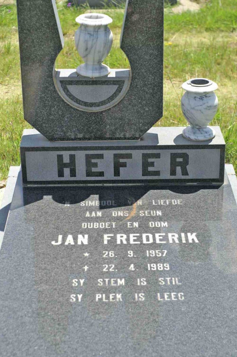 HEFER Jan Frederik 1957-1989