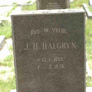 HALGRYN J.H. 1855-1936