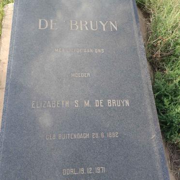 BRUYN Elizabeth S.M., de nee BUITENDACH 1882-1971