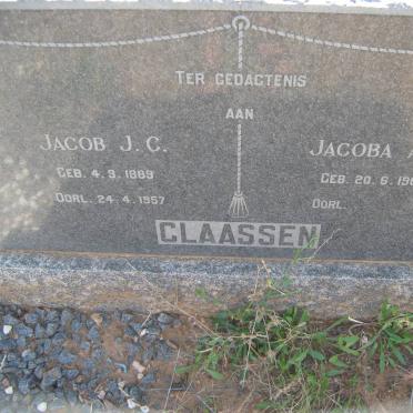 CLAASEN Jacob J.C. 1889-1957 &amp; Jacoba A.C. 1906-