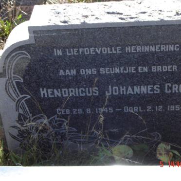 CROUS Hendricus Johannes 1945-1954