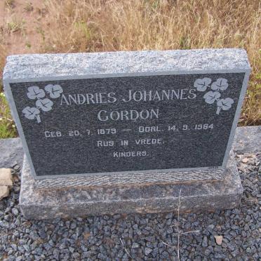 GORDON Andries Johannes 1879-1964
