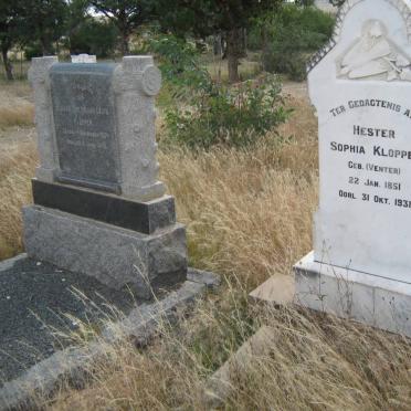 KLOPPER Hendrik Balthazar Louis 1854-1943 &amp; Hester Sophia VENTER 1851-1931