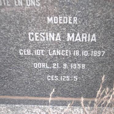 NEL Gesina Maria nee de LANGE 1897-1958