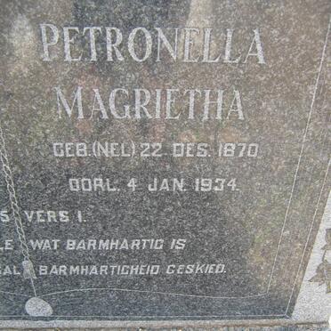 NAUDE Petronella Magrietha nee NEL 1870-1934