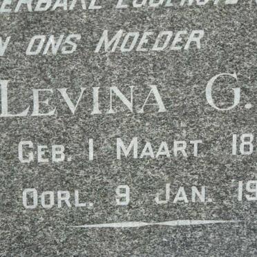 PLESSIS Levina G.F., du 1896-1961