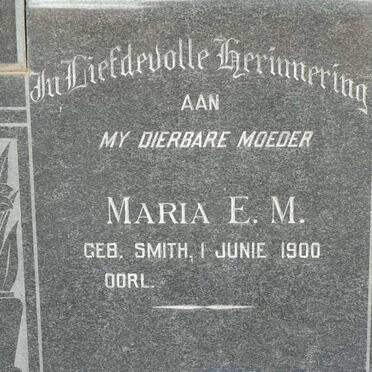 ROUX Maria E.M., le  nee SMITH 1900-