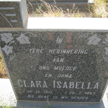 SWANEPOEL Clara Isabella 1914-1983