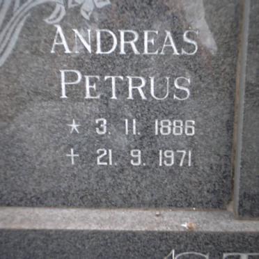 STEENKAMP Andreas Petrus 1886-1971