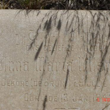 WILSNACH Constant 1882-1943 &amp; Anna Maria de BRUIN 185?-1942