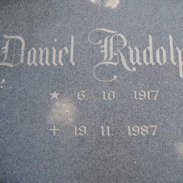 WET Daniel Rudolph, de 1917-1987