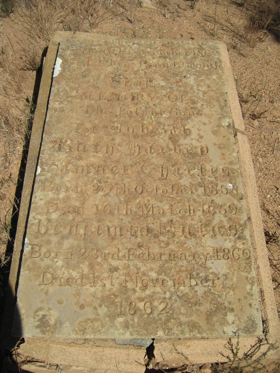 HARVEY Ruth -1862 :: HARVEY Samuel Charles 1858-1859 :: HARVEY Benjamin Rufus 1860-1862