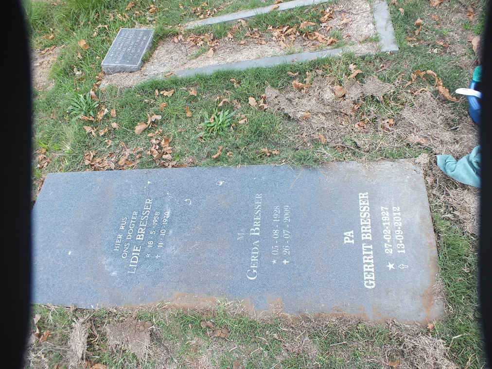 BRESSER Gerrit 1927-2012 & Gerda 1928-2009 :: BRESSER Lidie 1958-1970