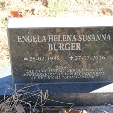 BURGER Engela Helena Susanna 1938-2016