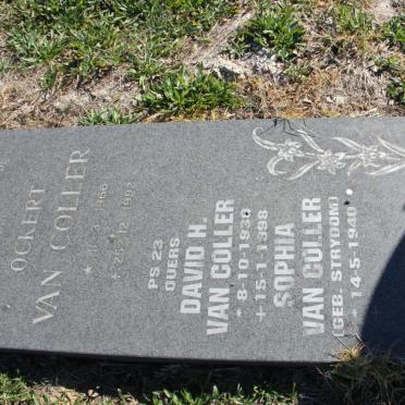 COLLER David H., van 1930-1998 &amp; Sophia STRYDOM 1940- :: VAN COLLER Ockert 1966-1992