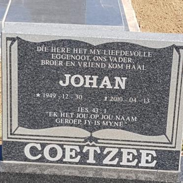 COETZEE Johan 1949-2010