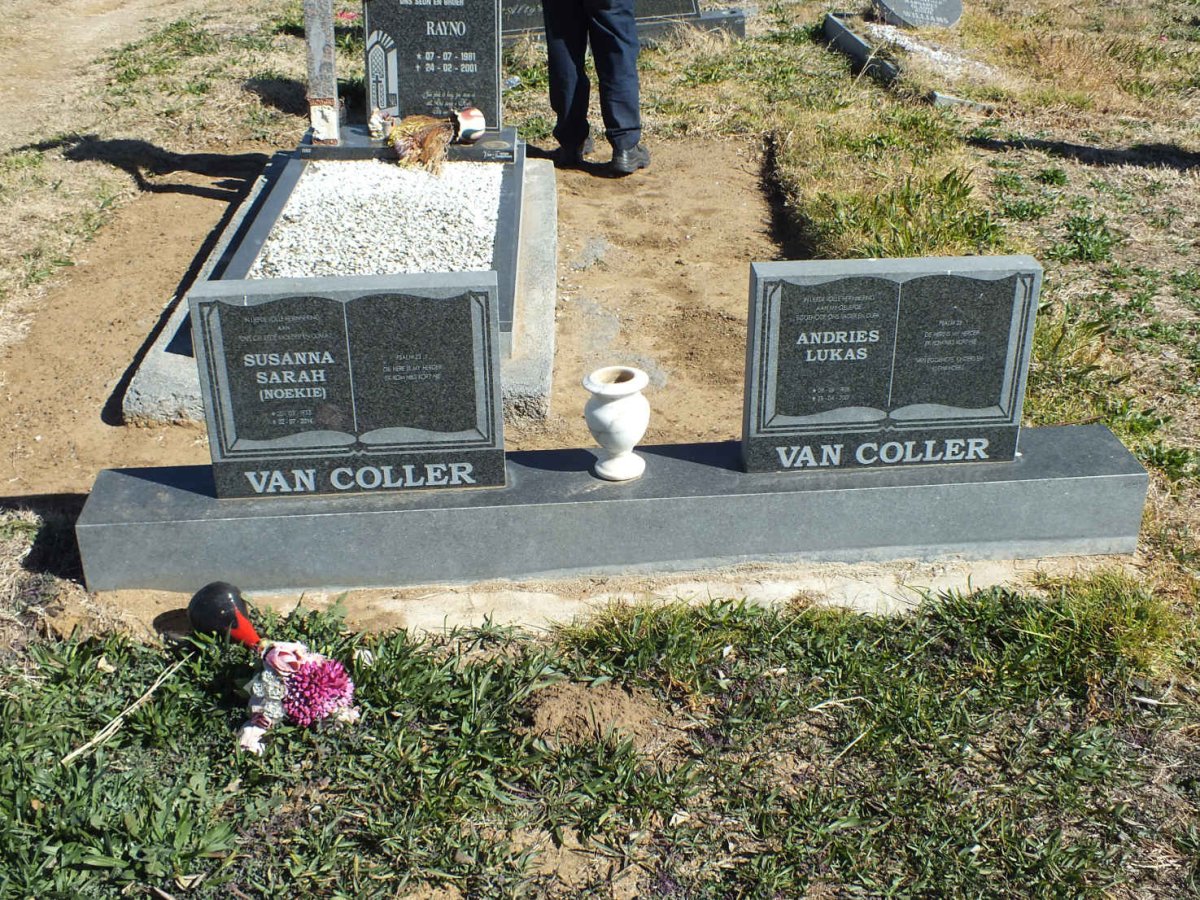 COLLER Andries Lukas, van 1928-2001 & Susanna Sarah 1933-2014