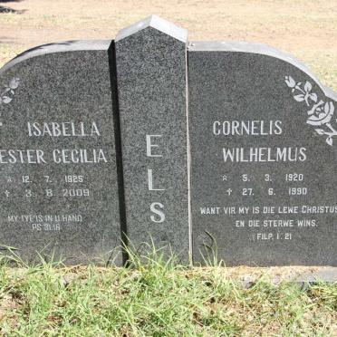 ELS Cornelis Wilhelmus 1920-1990 &amp; Isabella Hester Cecilia 1925-2009