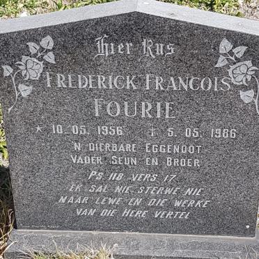 FOURIE Frederick Francois 1956-1986