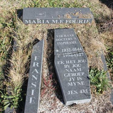 FOURIE Maria M.F. 1932-1998