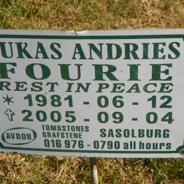 FOURIE Lukas Andries 1981-2005