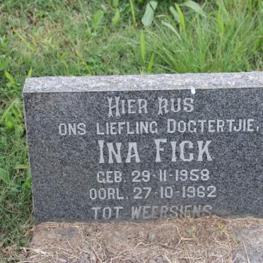 FICK Ina 1958-1962