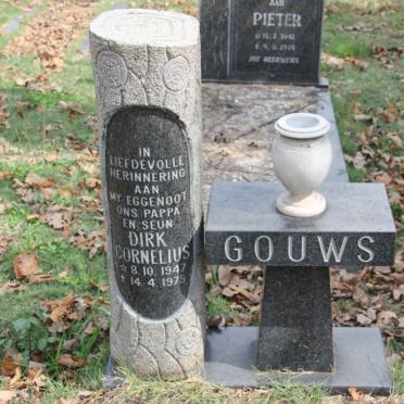 GOUWS Dirk Cornelius 1947-1975