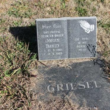 GRIESEL Johan David 1961-1993