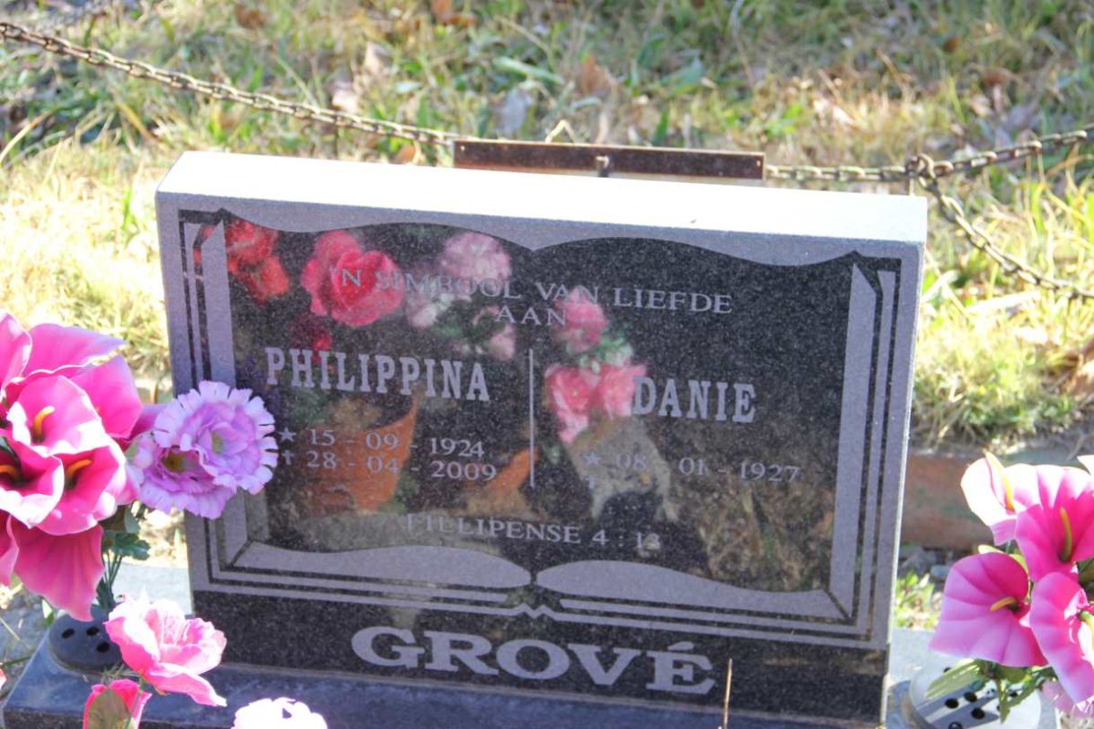 GROVÉ Danie 1927- & Philippina 1924-2009