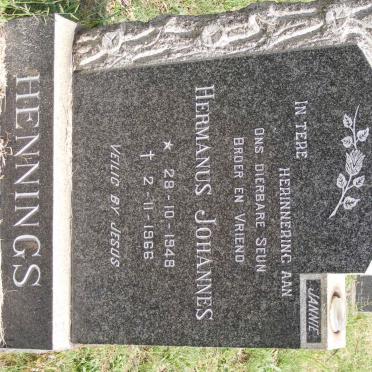 HENNINGS Hermanus Johannes 1948-1966