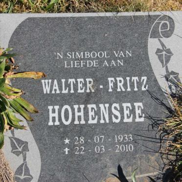 HOHENSEE Walter-Fritz 1933-2010