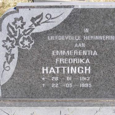 HATTINGH Emmerentia Fredrika 1913-1995