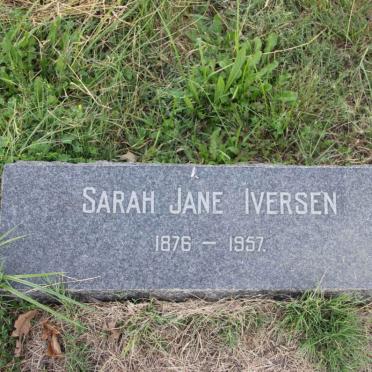 IVERSEN Sarah Jane 1876-1957