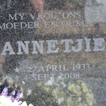 JOOSTE Piet 1930-2016 &amp; Hannetjie 1933-2008