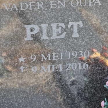 JOOSTE Piet 1930-2016 &amp; Hannetjie 1933-2008