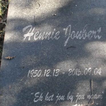 JOUBERT Hennie 1950-2015