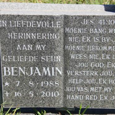 JAARSVELD W.J., van 1964-1991 &amp; J.M.J. 1965- :: VAN JAARSVELD Benjamin 1988-2010